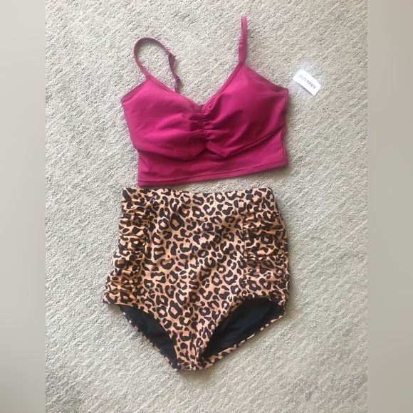 Coral reef Leopard swim bottoms - Picture 3 of 3
